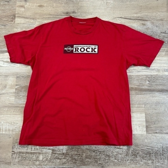 Red Hard Rock Cafe t shirt
Ambassadors double sided prints
Fits mens L - Picture 4 of 5